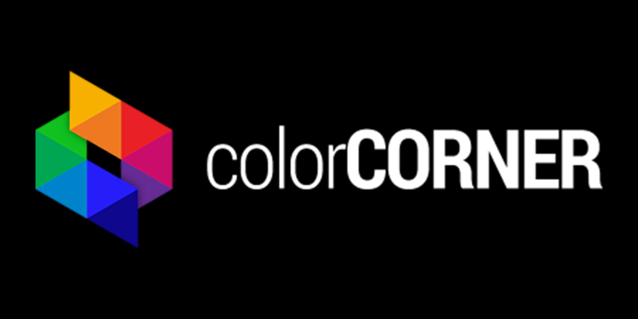Color corner logo