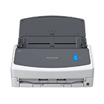 Escáner ScanSnap iX1400 tapa blanca abierta