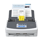 different sized documents on a ScanSnap ix1600 white scanner