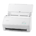 Side view of the ScanSnap ix2400 white scanner 