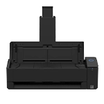ScanSnap iX1300 black scanner extension cover open