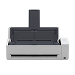 ScanSnap iX1300 weißer Scanner mit geöffnetem Deckel