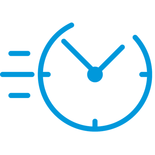 Effizienz-Uhr-Symbol