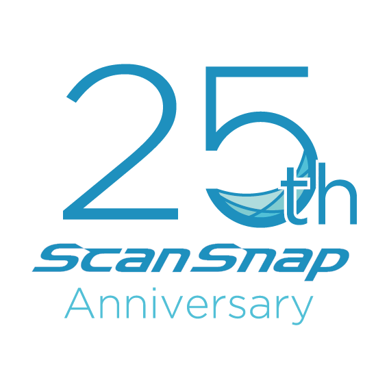 ScanSnap 25th anniversary logo