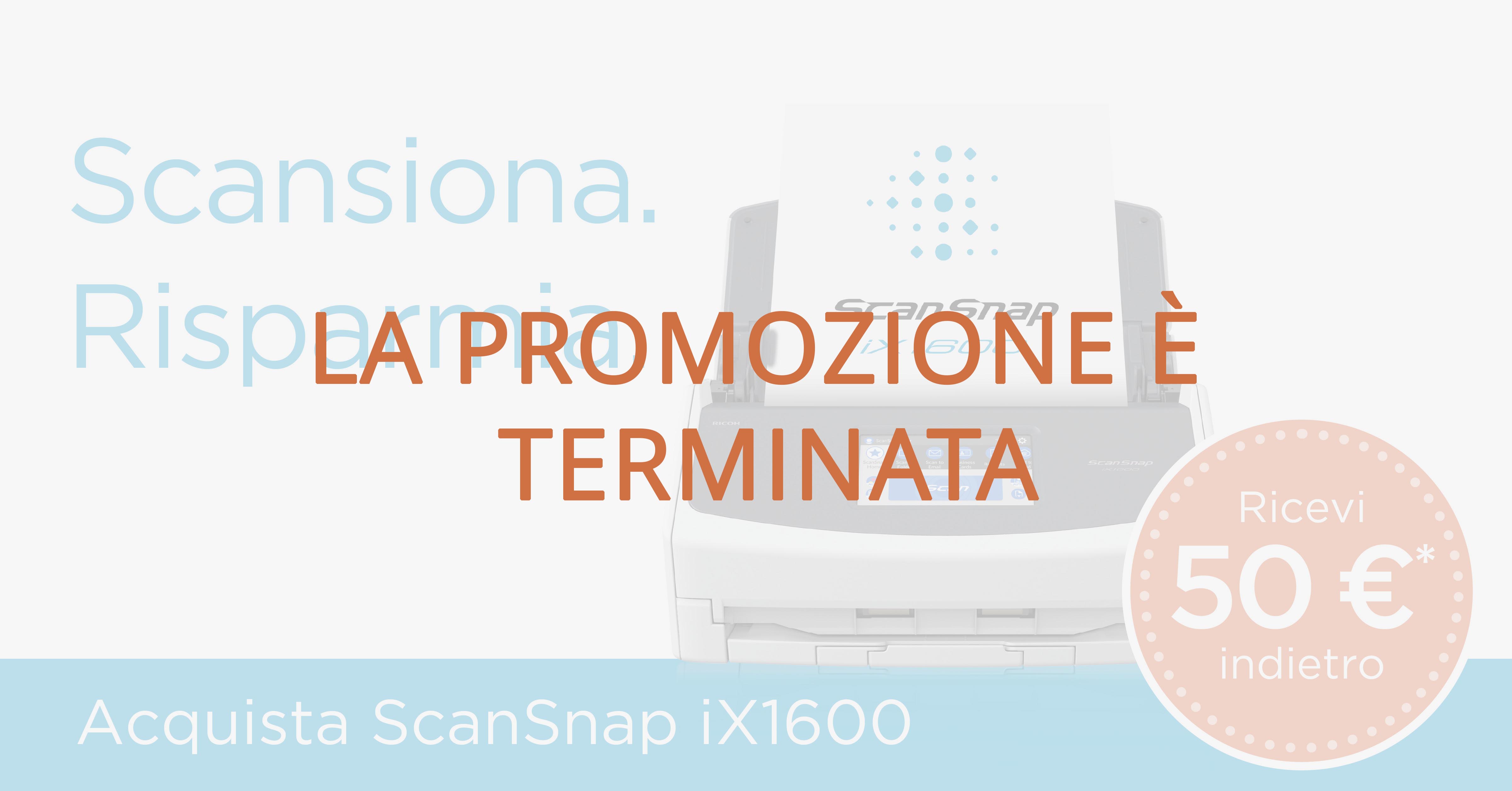 La Promozione è Terminata
