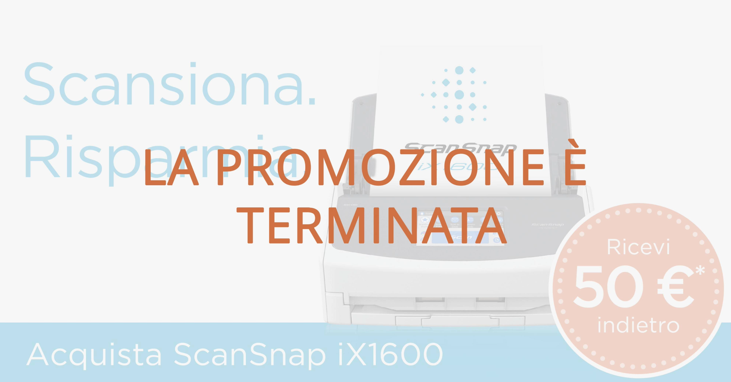 Scansiona. Risparmia.