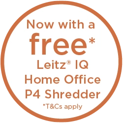 Buy the ScanSnap iX1600 and get a free* Leitz® Shredder