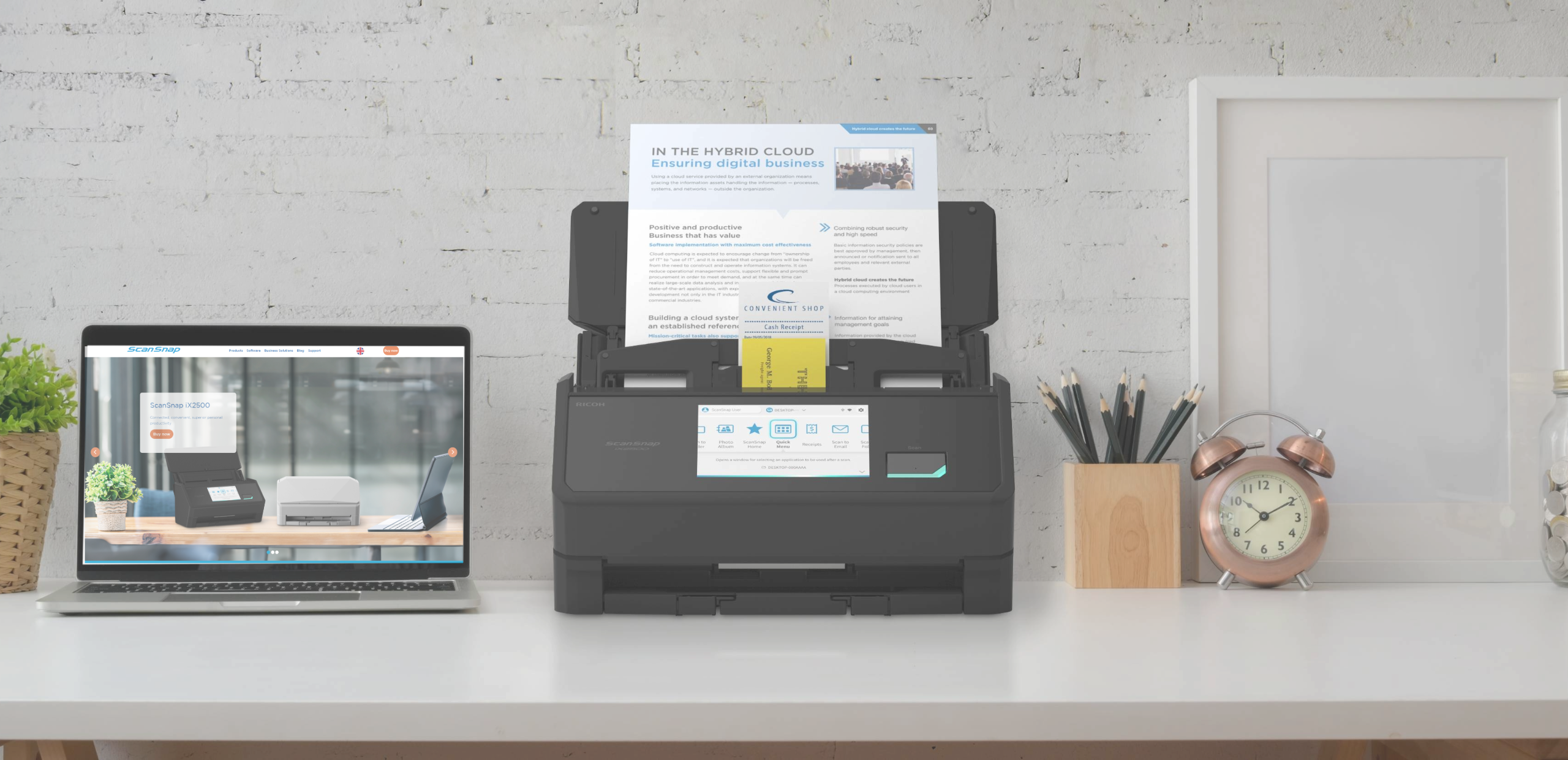 ScanSnap ix2500 Zwarteditie desktopscanner