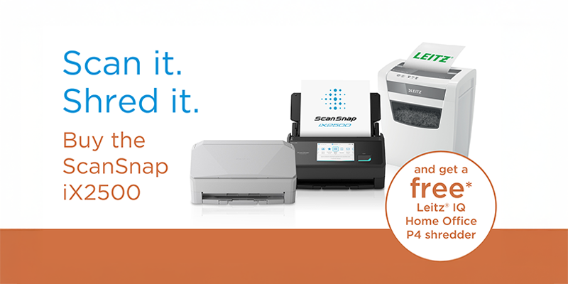 Scan it. Shred it.