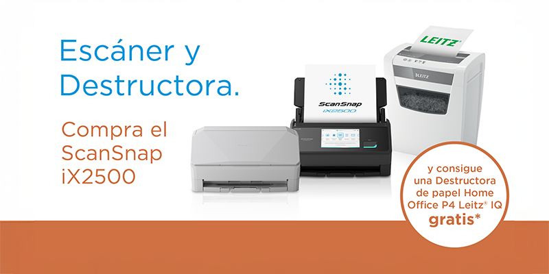 oferta Escáner y Destructora