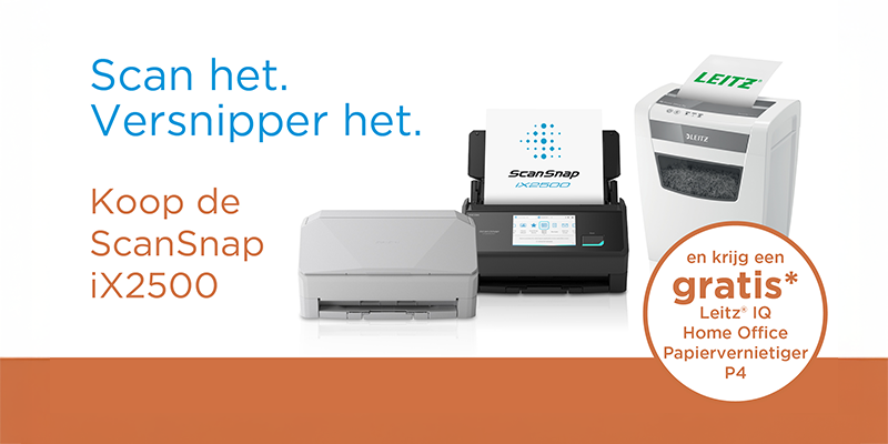 Scan het. Versnipper het.