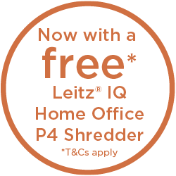Buy the ScanSnap iX2500 and get a free* Leitz® Shredder