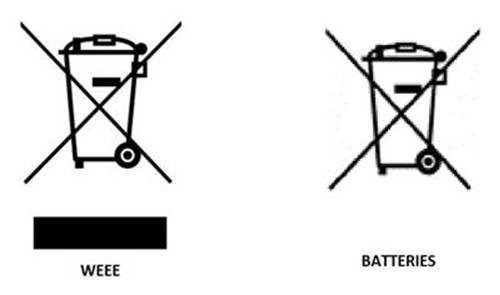 WEEE symbol crossed out rubbish bin on wheels WEEE symbol crossed out rubbish bin on wheels